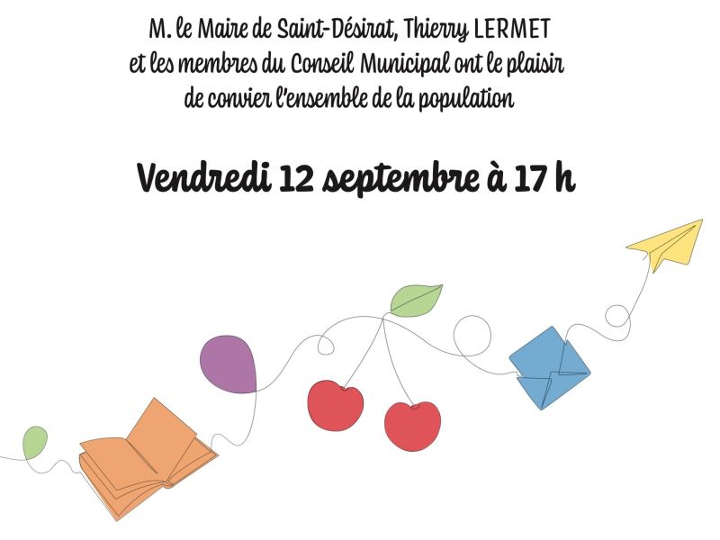 Inauguration du Parc des Cerisers et de la Bibliothèque Municipale/agence Postale